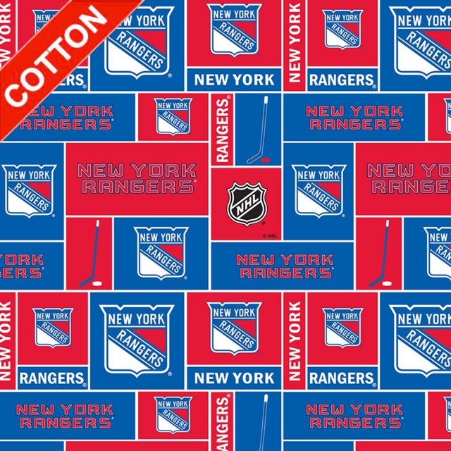 New York Rangers NHL Cotton Fabric